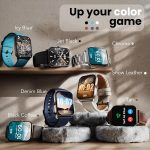 GOBOULT Drift+ Smart Watch 1.85''HD Screen, Bluetooth Calling, IP68, 500 Nits Brightness,150+ Watchfaces, AI Voice Assistant, SpO2 Monitoring, 100+ Sports Mode Smartwatch (Chrome) - Image 8