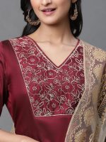 Aurelia Women Cotton Sharara Suit With Dupatta - Image 6