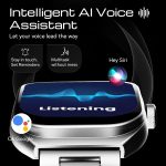 Boult Newly Launched Trail Pro Smartwatch 2.01'' 3D Curved Screen+AMOLED, BT Calling 5.3, 600 Nits Brightness, IP68, 250+ Watchfaces, 120+ Sports Modes, AI Voice Assistant, SpO2 Tracking (Chrome) - Image 11