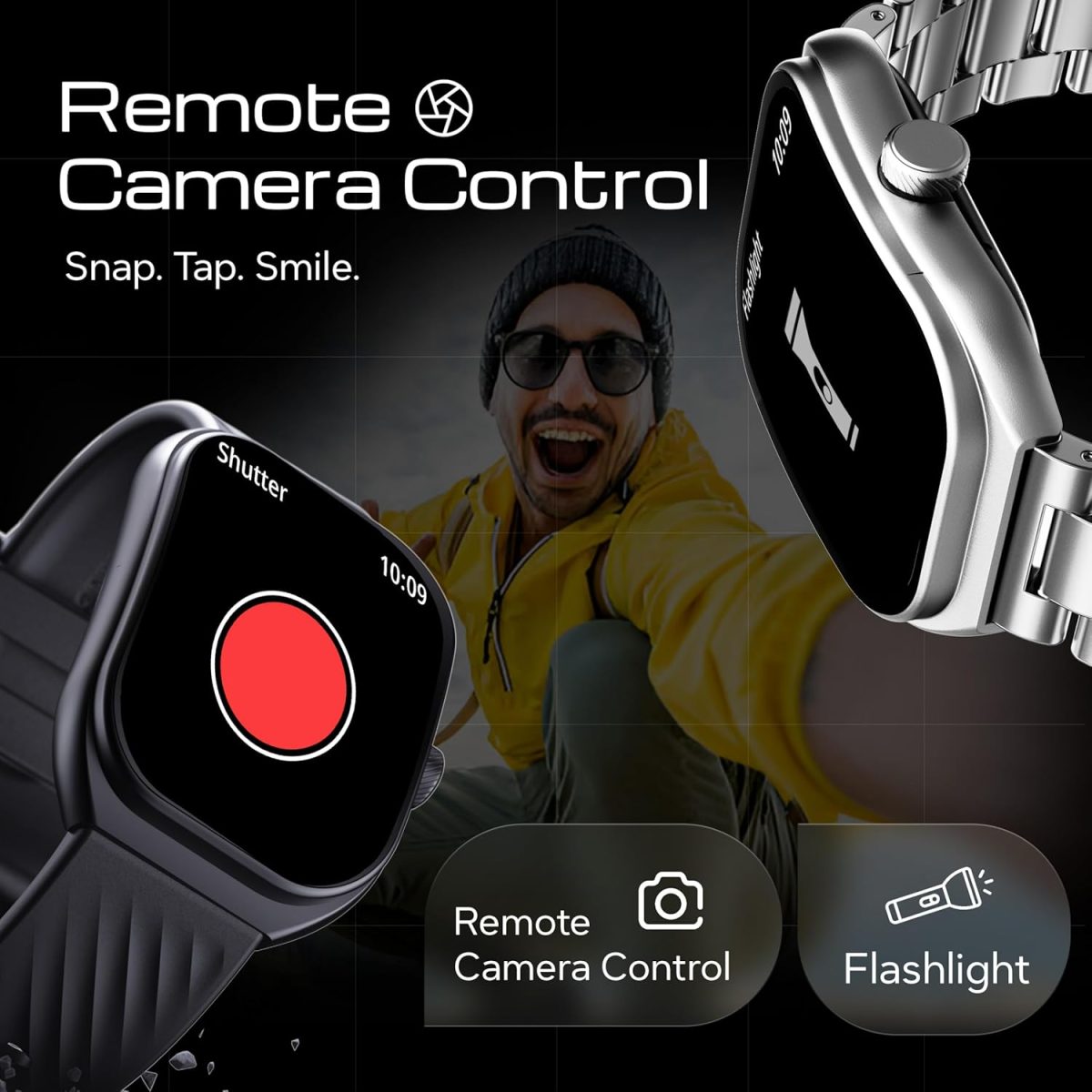 Boult Newly Launched Trail Pro Smartwatch 2.01'' 3D Curved Screen+AMOLED, BT Calling 5.3, 600 Nits Brightness, IP68, 250+ Watchfaces, 120+ Sports Modes, AI Voice Assistant, SpO2 Tracking (Chrome) - Image 10