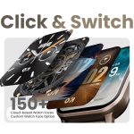 GOBOULT Drift+ Smart Watch 1.85''HD Screen, Bluetooth Calling, IP67, 500 Nits Brightness,150+ Watchfaces, AI Voice Assistant, SpO2 Monitoring, 100+ Sports Mode Smartwatch (Snow Leather) - Image 5
