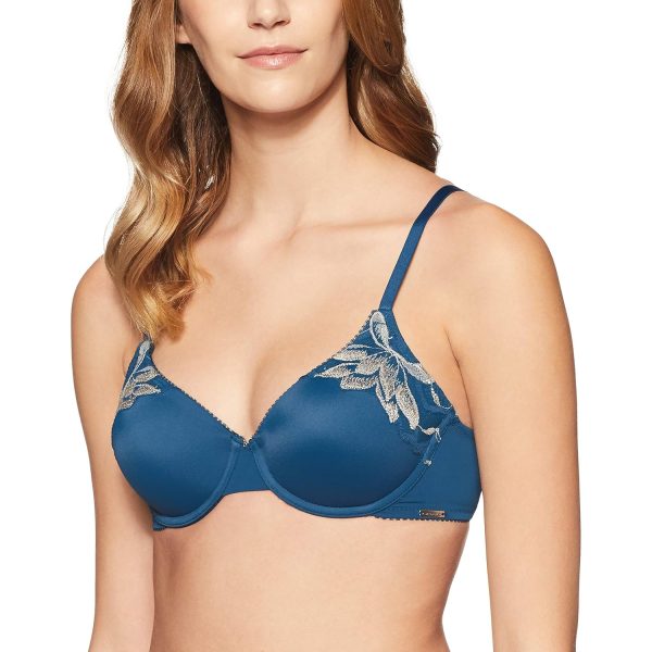 Amante Women's Padded Underwire Invisible Neckline Luxury Bra
