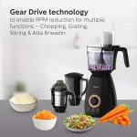 PHILIPS Mixer Grinder + Food Processor, 3-in-1 750 Watt (Mixer Grinder for home + Juicer + Food Processor) 4 Jar, (HL7707/01) - Image 5