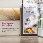 Godrej 244 L 2 Star Wood Finish, 30 Days Farm Freshness, Frost Free Inverter Double Door Refrigerator (RT EONVOGUE 280B RI WT WD, Walnut Wood) - Image 4