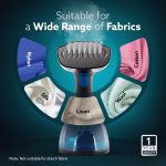 AGARO Signify Handheld Garment Steamer, Wrinkle Remover, Iron, Fast Heat, Ceramic Steam Nozzle, 1500W, 260 ML Water Tank, Detachable Fabric Brush - Image 5