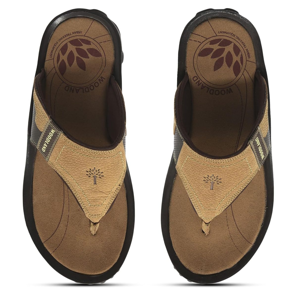 Woodland Men's Leather Slippers - Image 3