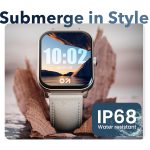 GOBOULT Drift+ Smart Watch 1.85''HD Screen, Bluetooth Calling, IP67, 500 Nits Brightness,150+ Watchfaces, AI Voice Assistant, SpO2 Monitoring, 100+ Sports Mode Smartwatch (Snow Leather) - Image 10