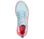 Skechers Women D'Lux Walker 2.0 Neon Sites Walking Shoes - Image 2