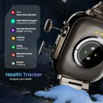 GOBOULT Newly Launched Crown Smart Watch 1.95'' Screen, BT Calling, Working Crown, Zinc Alloy Frame, 900 Nits Brightness, AI Voice Assistant, SpO2 Monitoring, 120+ Sports Mode (Chrome) - Image 13