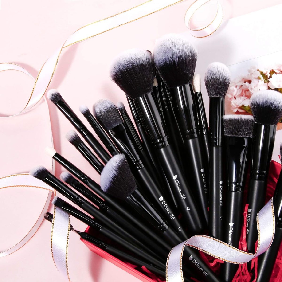 DUCARE Synthetic Bristles Makeup Brushes - Black , Pack of 27 , DRM-DF2725 - Image 2