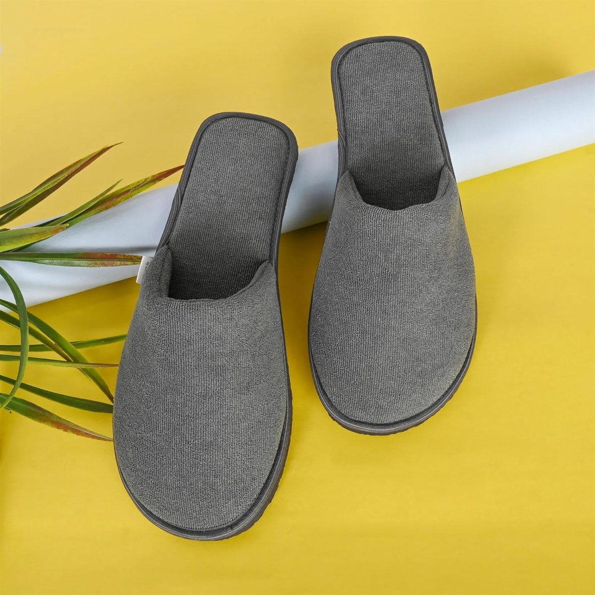 MIFUZI Men's Home Slippers Winter House Indoor Bedroom Room Soft Warm Woolen Cloth Slippers Comfortable Lightweight Anti Skid - Image 5