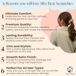 Silvr Bear Luxury Satin Scrunchies Set for Women, Girls | Anti-Hair-Breakage Hair Ties - Image 2
