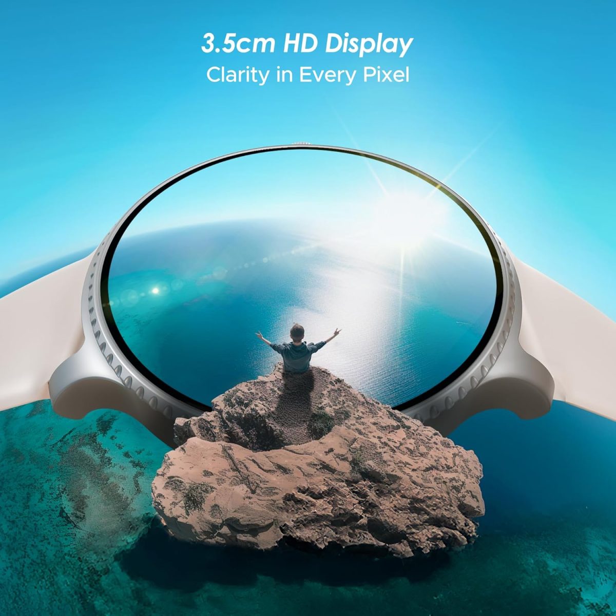 boAt Lunar Discovery w/ 1.39" (3.5 cm) HD Display, Turn-by-Turn Navigation, DIY Watch Face Studio, Bluetooth Calling, Emergency SOS, QR Tray, Smart Watch for Men & Women(Cherry Blossom) - Image 6
