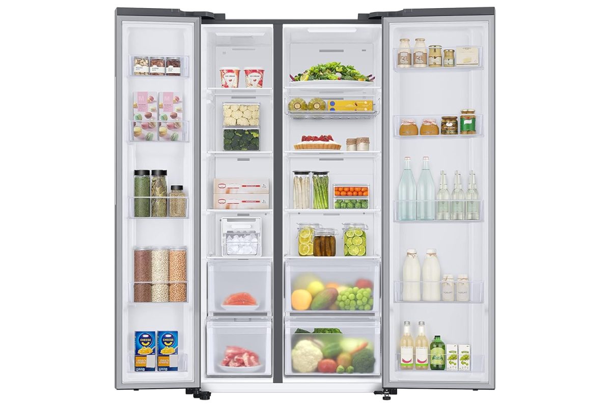 Samsung 653L WI-FI Enabled SmartThings Side By Side Inverter Refrigerator (RS76CG8113SLHL, EZ Clean Steel) - Image 5