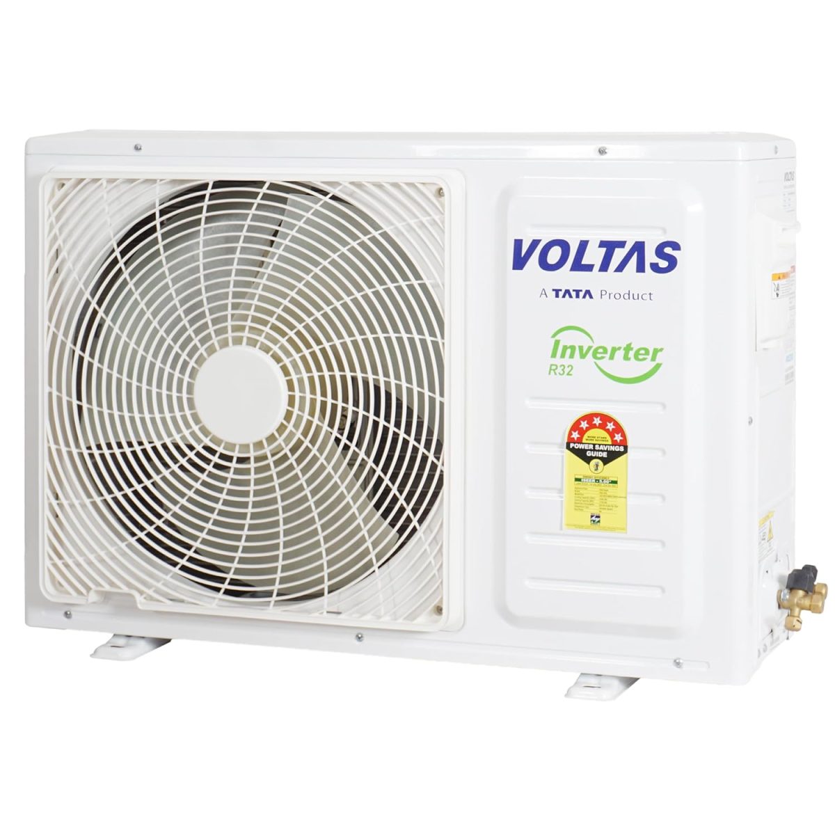Voltas 1 Ton 5 Star, Inverter Split AC(Copper, 5-in-1 Adjustable Mode, Anti-dust Filter, 2023 Model, 125V Vertis Emerald Marvel, White) - Image 6