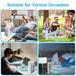 LQTTEK Portable Air Cooler 4-In-1 Mini Mobile Conditioner Fan, Cooling Fan And Humidifier, 7 Colors Led Night Lights With 3 Speeds Personal Evaporative Coolers, Conditioning For Home Office - Image 8