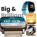 GOBOULT Drift+ Smart Watch 1.85''HD Screen, Bluetooth Calling, IP67, 500 Nits Brightness,150+ Watchfaces, AI Voice Assistant, SpO2 Monitoring, 100+ Sports Mode Smartwatch (Snow Leather) - Image 4