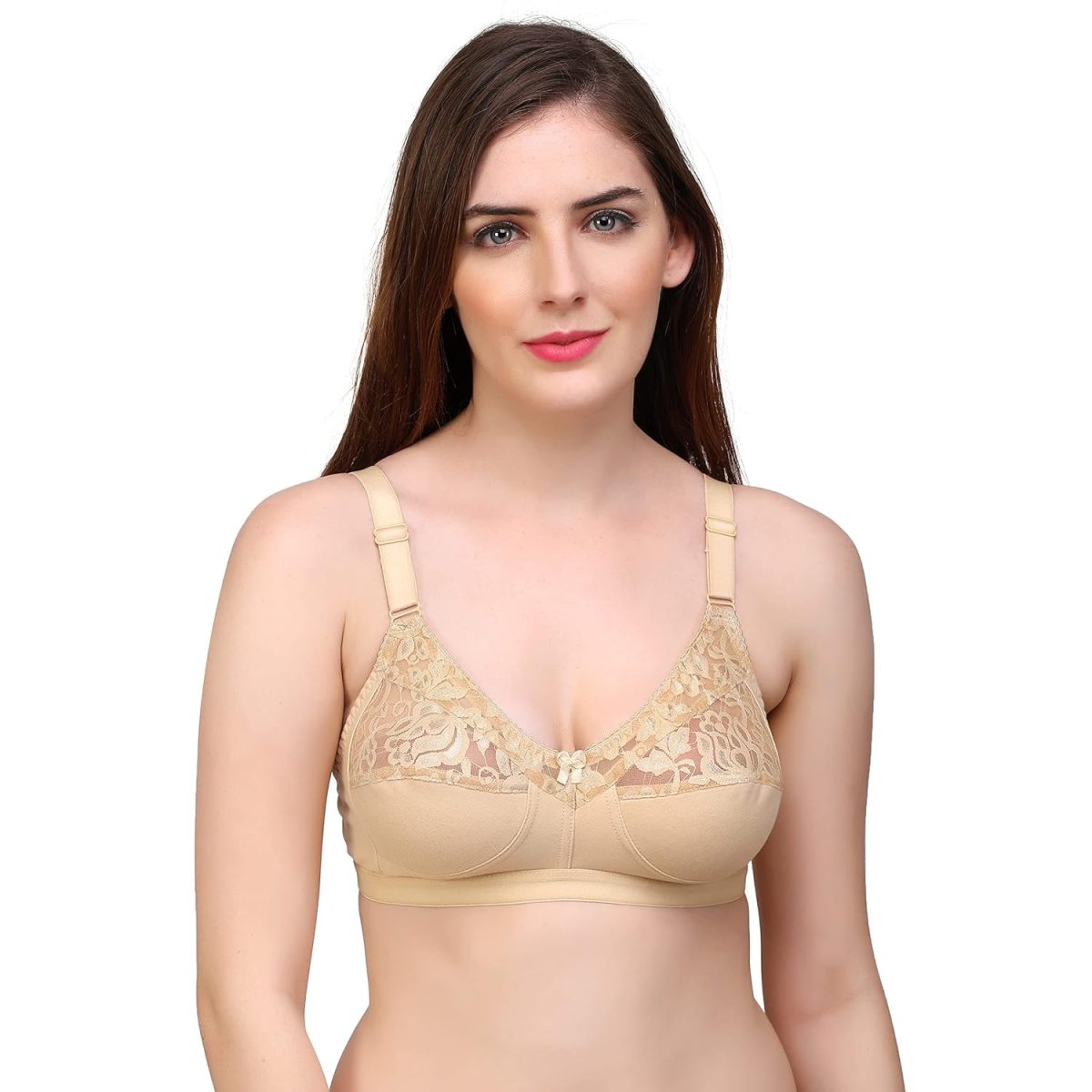 Layeba Women Full Coverage Non-Padded Half Net 3 Pack Combo - Image 2
