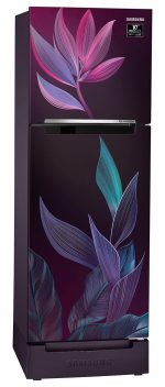 Samsung 236L 2 Star Inverter Frost-Free Double Door Refrigerator (RT28C31429R/HL,Paradise Bloom Purple) Base Stand Drawer - Image 11