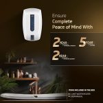 V-Guard Zio Instant Water Geyser | 3 Litre | 3000 W Heating | White-Blue | | 2 Year Warranty - Image 6