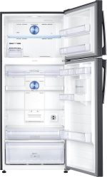 Samsung 530 L, 1 Star, Optimal Fresh+, Digital Inverter, Frost Free Double Door Refrigerator (RT56C637SBS/TL, Black Inox) - Image 3