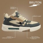 BRUTON 308-Aviator Premium High Top Stylish Shoes for Men- Green - Image 3