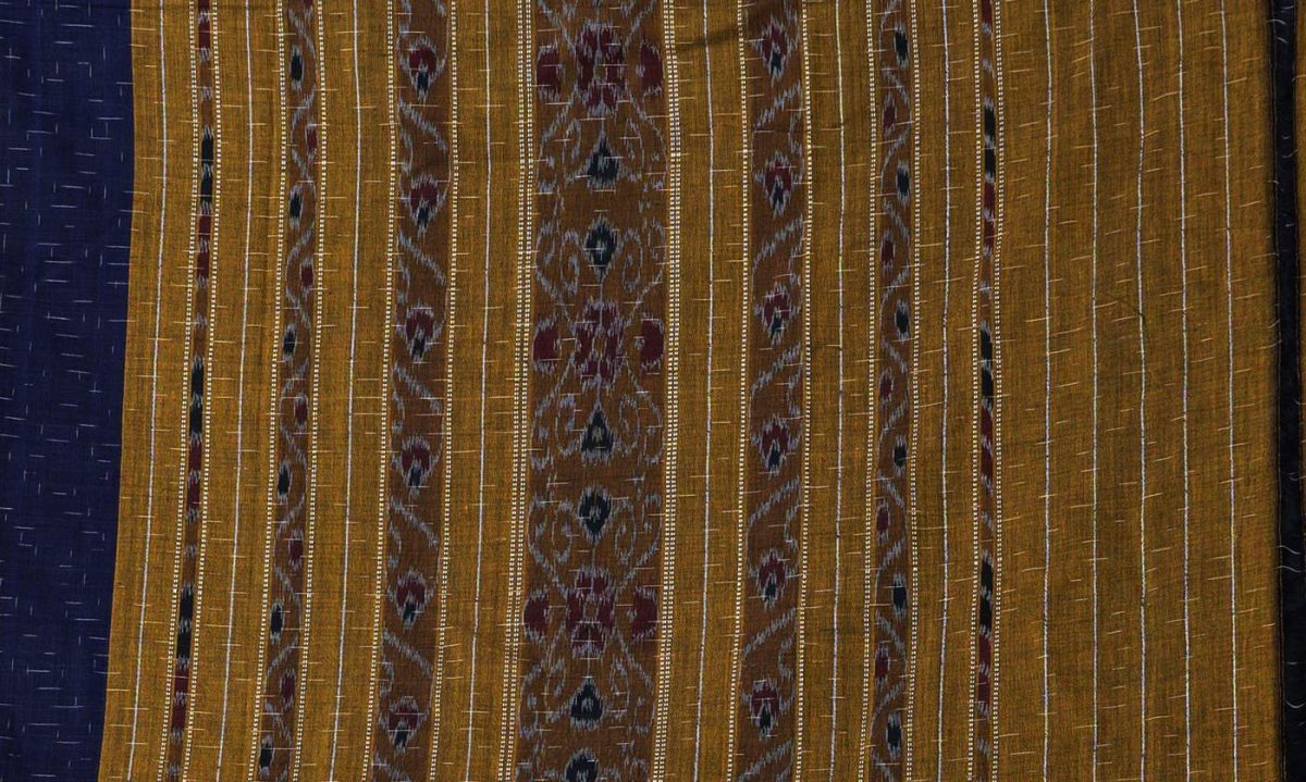 ODISHAHANDLOOM Women's Sambalpuri Cotton Saree (bl y jhr, Blue) - Image 3