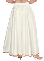 Studio Shringaar Women's Poly Silk Skirt/Lehenga With 8 Meters Maxi Flare (Double Ghera) - Image 2