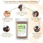 Khadi Omorose Bhringraj Powder For Nourishment Of Skin And Hair | 100 Grams | For Nourihment of Hairs - Image 4
