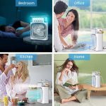 Harnil Portable Air Conditioner Fan Personal Cooler Desk Fan for Shop, Office, Kitchen, USB Powered Mini AC, Portable Humidifier Air Cooler Fan, Mini Cooler For Home With 3 Speed Mode, 1 pc - Image 6