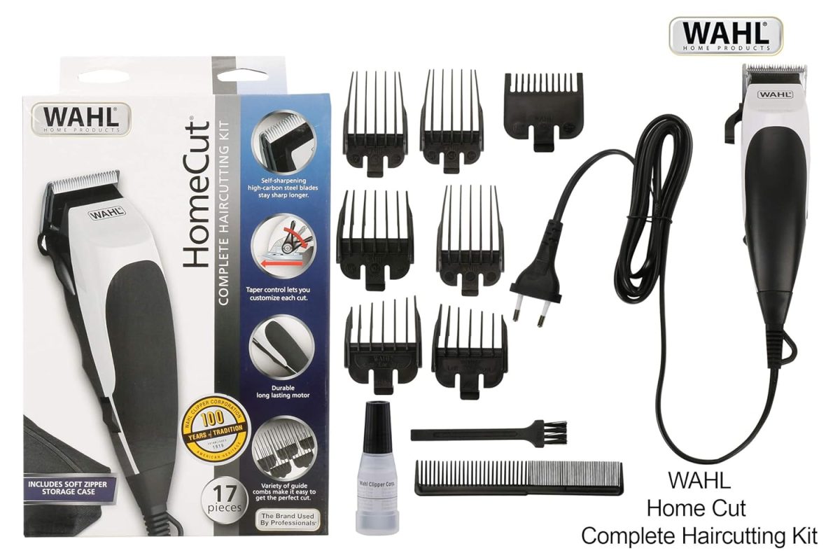 Wahl 9243-4724 Corded Home Cut Complete Hair Cutting Clipper; 10 Cutting Lengths;Thumb Adjustable Taper; Black - Image 2