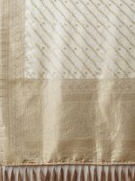 AKHILAM Women's Satin Silk Ethnic Motif Woven Design Saree With Unstitched Blouse (ARYA4401_FL_Parent) - Image 6