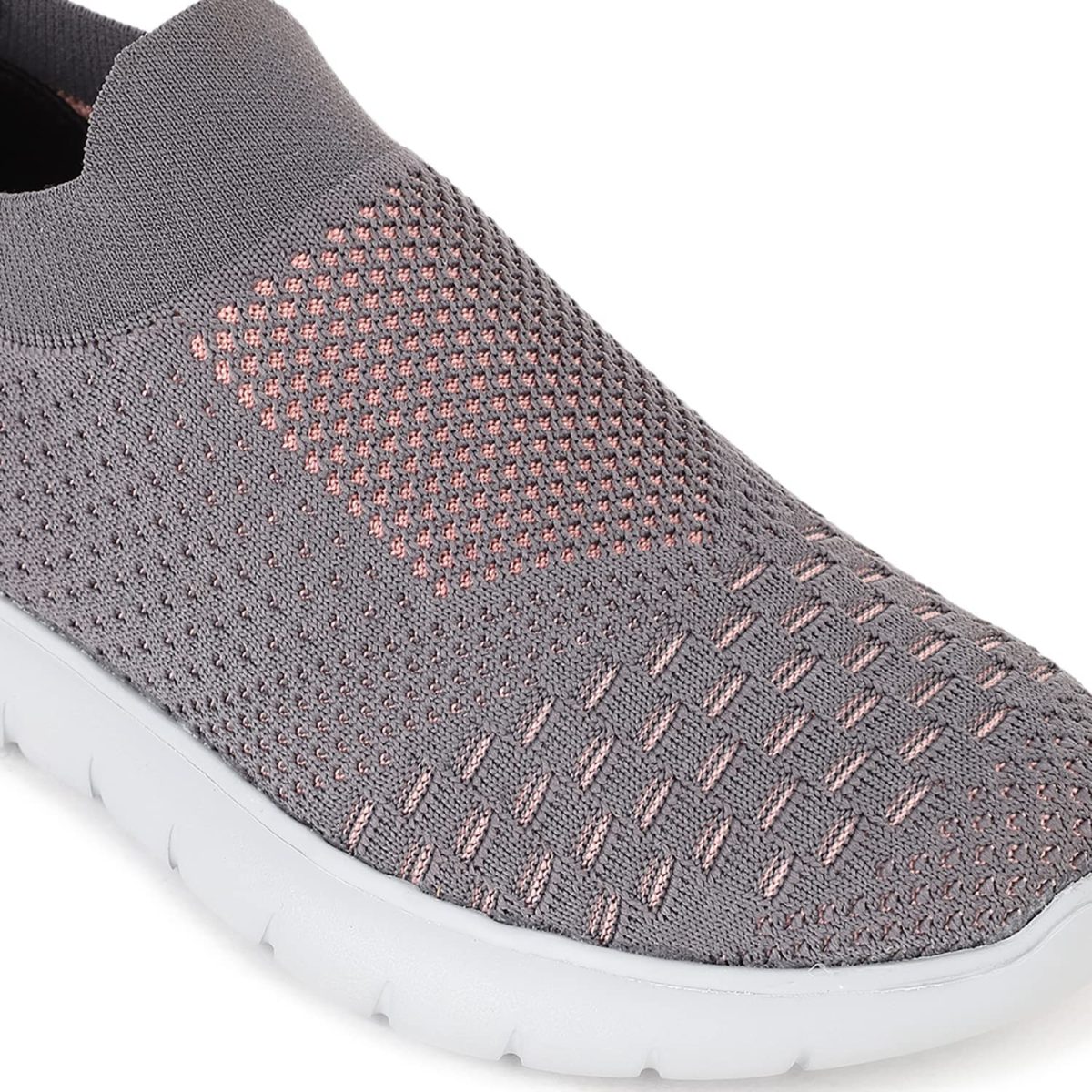 Marc Loire Women's Lightweight Athleisure Knitted Active Wear Slip-On Casual Shoes - Image 5