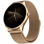 Noise Twist 2 Smart Watch with 1.43” AMOLED Screen, AI Search & Voice Assistant, Bluetooth Calling, Stainless Steel Back, 7-Day Battery, 100+ Watch Faces, Health Suite, IP68 (Gold Link)