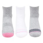 Bonjour Cotton Women Multicolored Cushioned Ankle Length Sports Socks -Pack Of 3 - Image 2