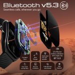 Boult Trail Pro Smartwatch 2.01'' 3D Curved Screen+AMOLED, BT Calling 5.3, 600 Nits Brightness, IP68, 250+ Watchfaces, 120+ Sports Modes, AI Voice Assistant, SpO2 Tracking (Pure Black) - Image 8