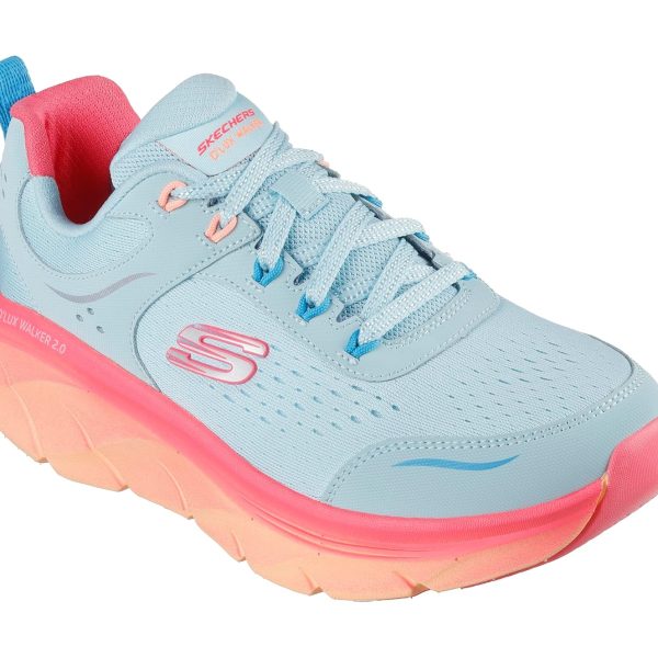 Skechers Women D'Lux Walker 2.0 Neon Sites Walking Shoes