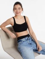 Amazon Brand - Symbol Women's Cotton Stretch Non Padded Wire Free Full Coverage Slip On Bra (Pack of 2) - Image 4