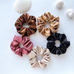 Silvr Bear Luxury Satin Scrunchies Set for Women, Girls | Anti-Hair-Breakage Hair Ties - Image 7