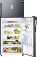 Samsung 530 L, 1 Star, Optimal Fresh+, Digital Inverter, Frost Free Double Door Refrigerator (RT56C637SBS/TL, Black Inox) - Image 7