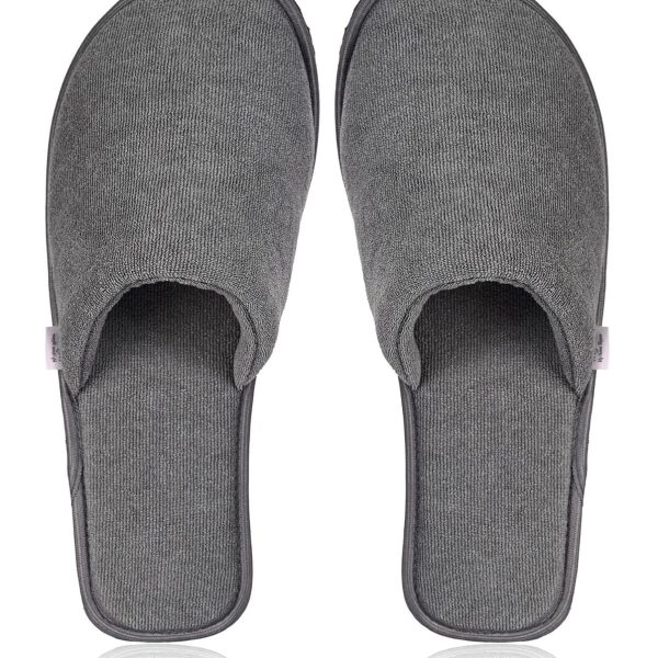 MIFUZI Men's Home Slippers Winter House Indoor Bedroom Room Soft Warm Woolen Cloth Slippers Comfortable Lightweight Anti Skid