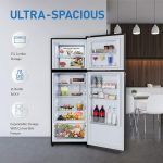 Panasonic 338 L 3 Star Prime Convertible 6-Stage Smart Inverter Frost-Free Double Door Refrigerator (NR-TG355CPKN, Diamond Black, Jumbo Fresh Vegetable Basket, Net Capacity 304L) - Image 4