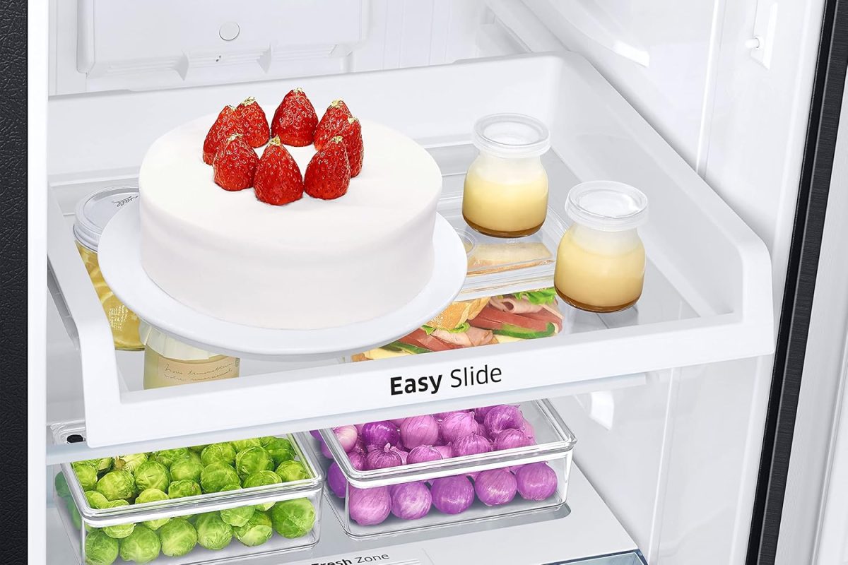 Samsung 236L 3 Star Convertible 3 In 1 Digital Inverter Frost-Free Double Door Refrigerator (RT28C3733BX/HL,Luxe Black) - Image 8