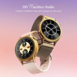 boAt Enigma Daze Women's Luxury Smart Watch w/ 1.3”(3.3cm) Luminous Display, Emergency SOS Live Location Sharing, Functional Crown, Watch Face Studio, QR Tray, BT Calling, HR & SpO2 (Metallic Gold) - Image 8