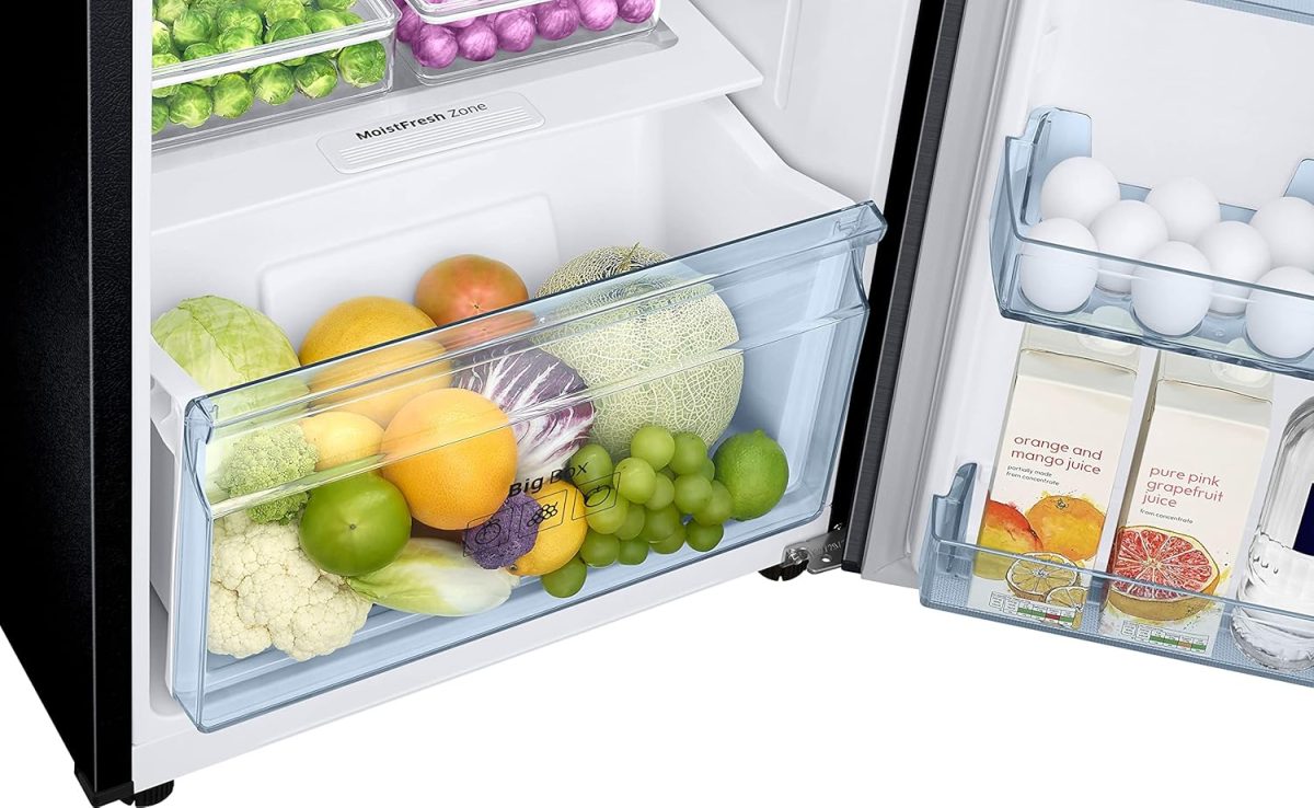 Samsung 236L 3 Star Convertible 3 In 1 Digital Inverter Frost-Free Double Door Refrigerator (RT28C3733BX/HL,Luxe Black) - Image 6