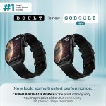 Boult Trail Pro Smartwatch 2.01'' 3D Curved Screen+AMOLED, BT Calling 5.3, 600 Nits Brightness, IP68, 250+ Watchfaces, 120+ Sports Modes, AI Voice Assistant, SpO2 Tracking (Pure Black) - Image 2