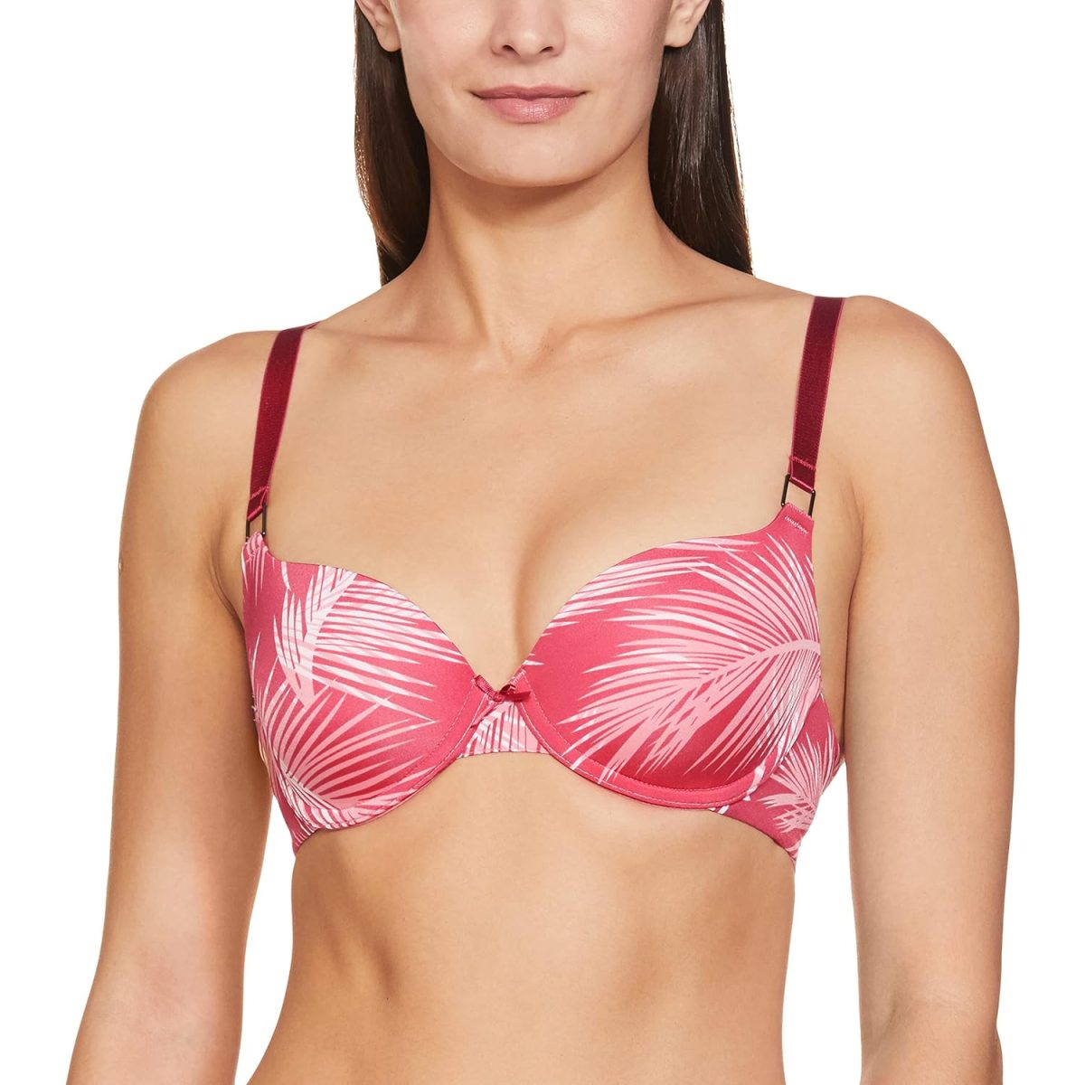 Triumph International Women's Polyamide Wired Casual T-Shirt Bra (123I216_Red_36D)