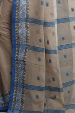 WoodenTant Women's Pure Cotton Tant Saree with Designer Border - Image 4