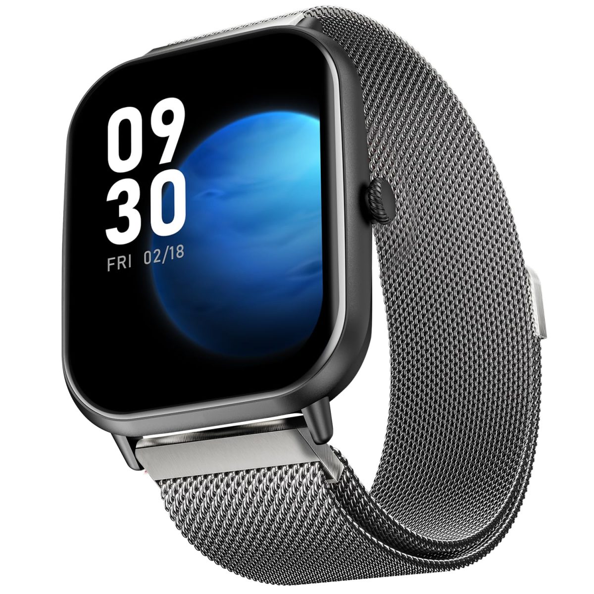 Fire-Boltt Ninja Call Pro Max Ultra Smart Watch 2.01 inch Display, Bluetooth Calling, 120+ Sports Modes, Health Suite, Voice Assistance (Silver SS)