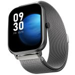 Fire-Boltt Ninja Call Pro Max Ultra Smart Watch 2.01 inch Display, Bluetooth Calling, 120+ Sports Modes, Health Suite, Voice Assistance (Silver SS)